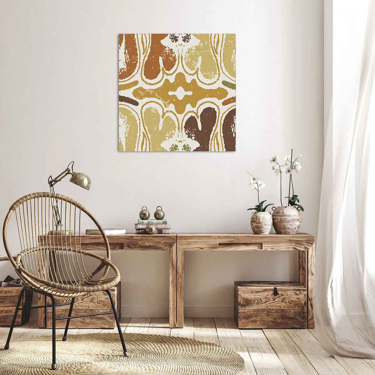 Obraz na plátně - Sentimentální abstrakce - 40x40 cm