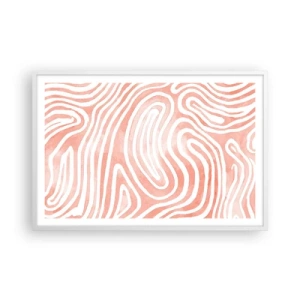 Plakát v bílém rámu - V korálovém labyrintu - 91x61 cm