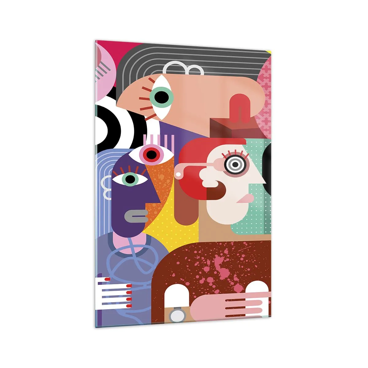 Obraz na skle - My od pána Picassa - 70x100 cm