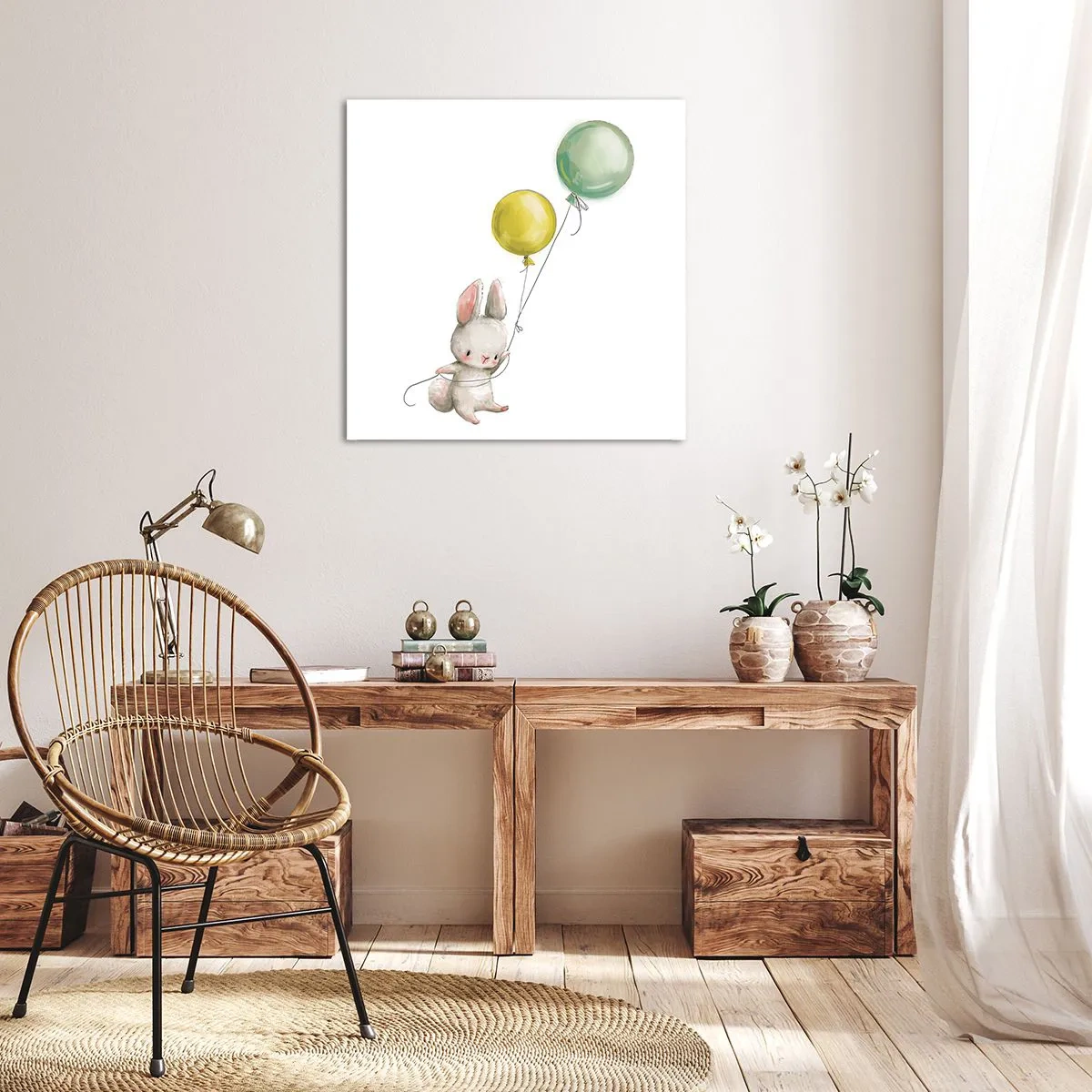 Obraz na plátně - Já poletím také! - 70x70 cm