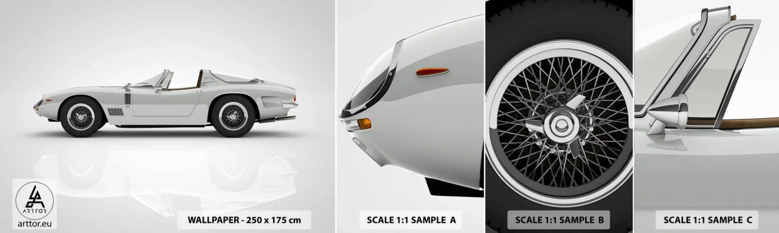 Fototapeta Vzorek Standard Eco - Příslib zábavy - Sportovní auto, Kabriolet, Automobilový průmysl - 100x30 cm