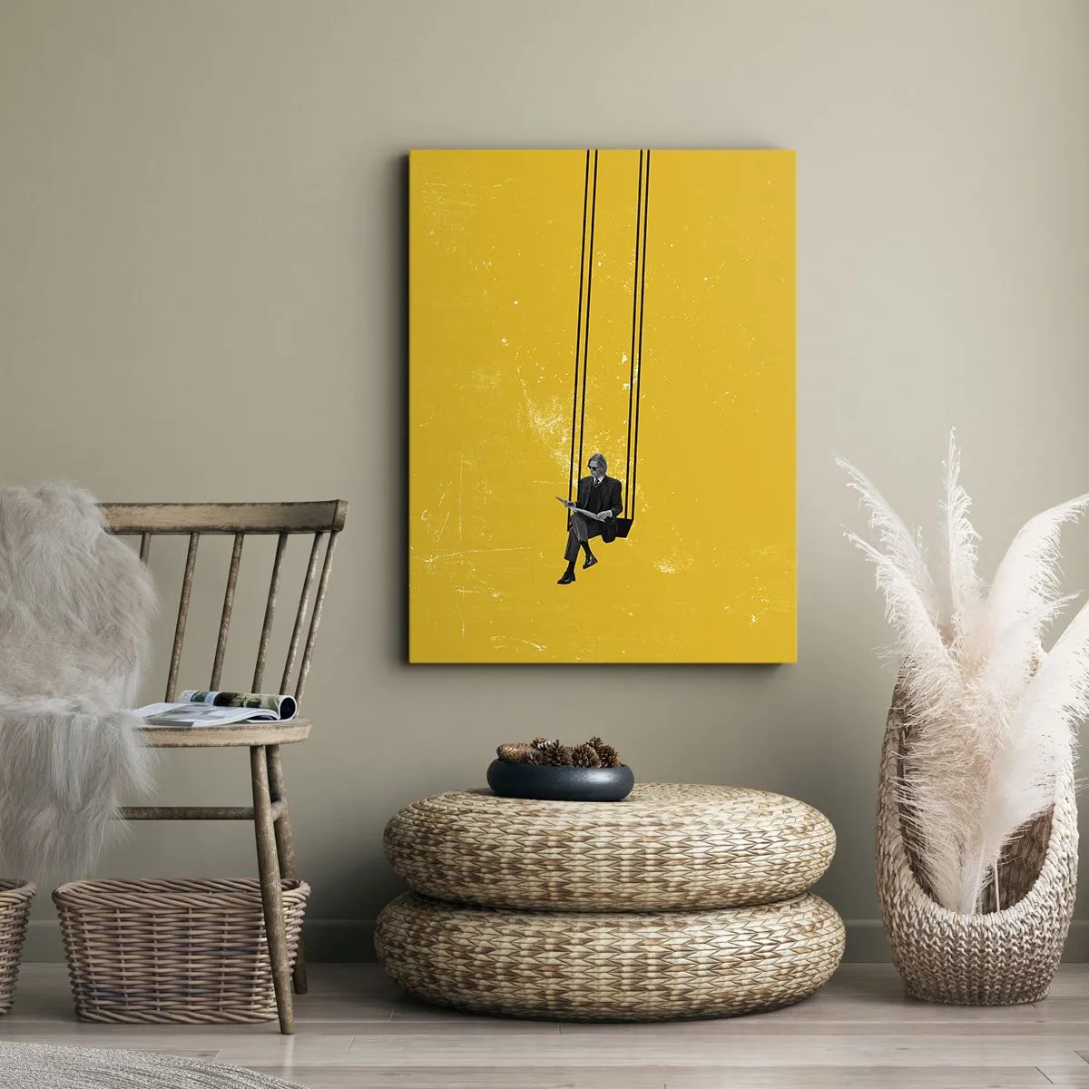Obraz na plátně - Den jako každý jiný - 70x100 cm