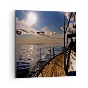 Obraz na plátně - Plavba směrem ke slunci - 60x60 cm