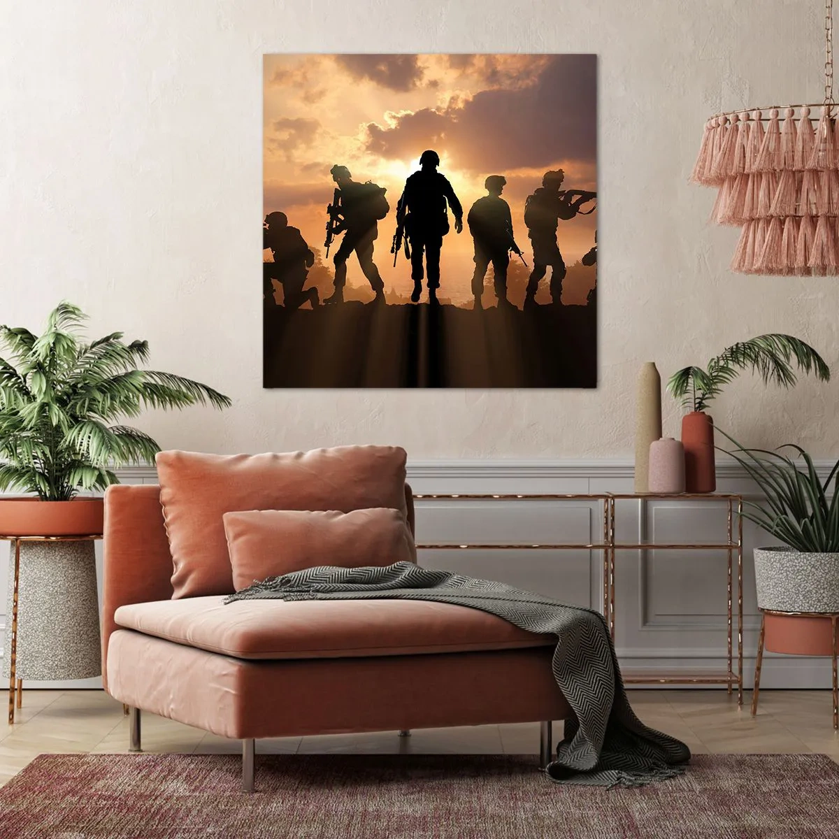 Obraz na plátně - Brothers in arms - 70x70 cm