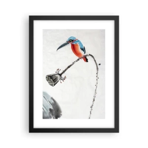 Plakát v černém rámu - Život louky - 30x40 cm