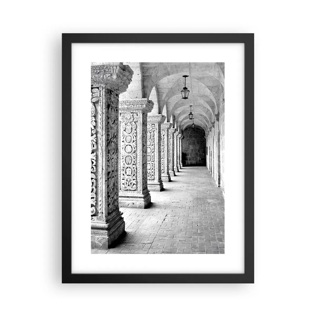 Plakát v černém rámu - Kam...? - 30x40 cm