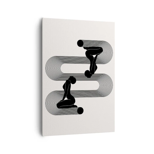 Obraz na plátně - Smyslná symetrie - 70x100 cm