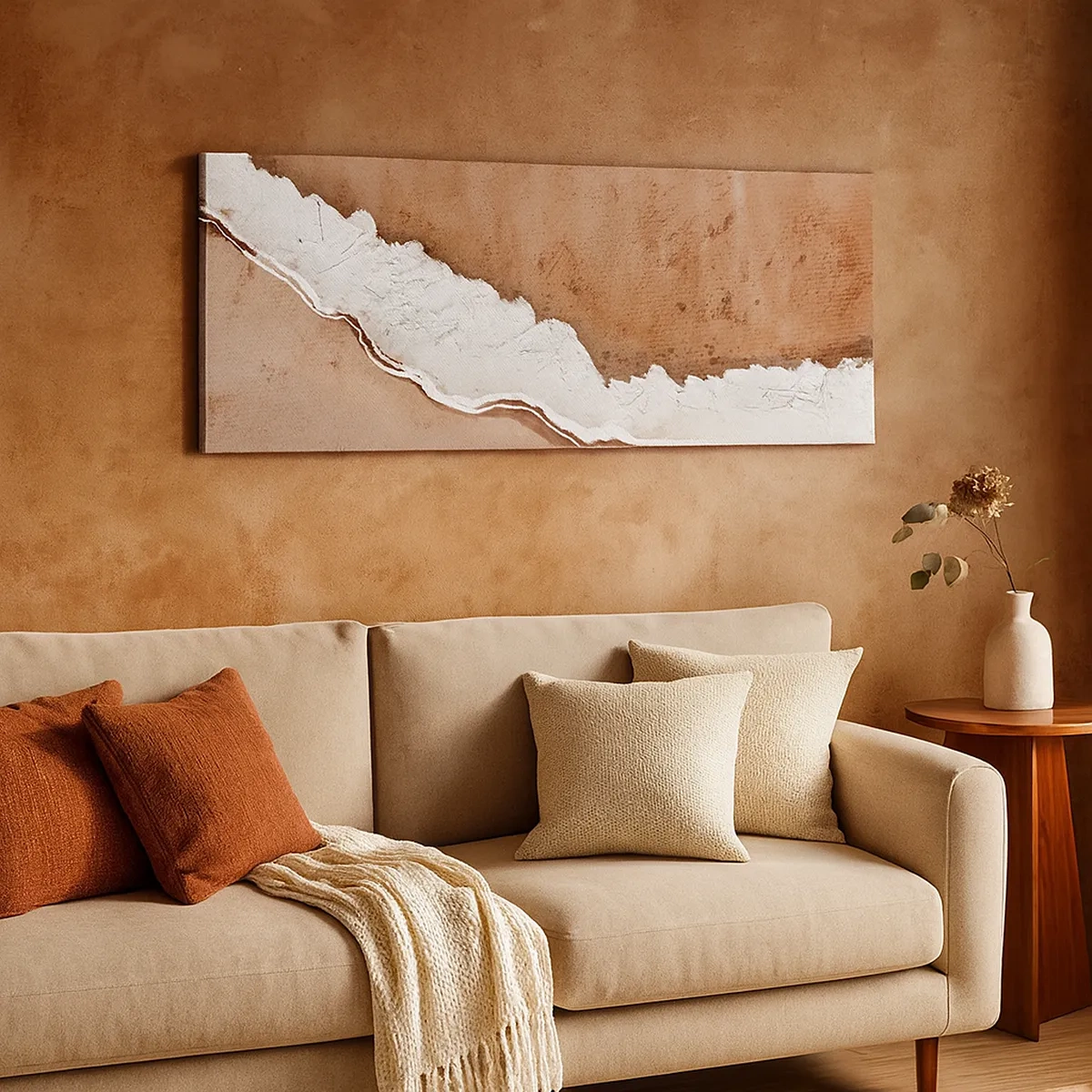 Obraz na plátně - V zemitých barvách - 30x30 cm