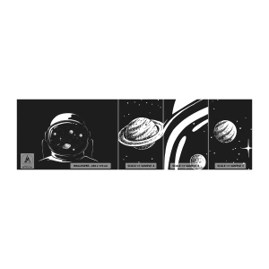 Fototapeta Vzorek Standard Eco - Skvělý výhled - Astronaut, Kosmos, Vesmír - 100x30 cm