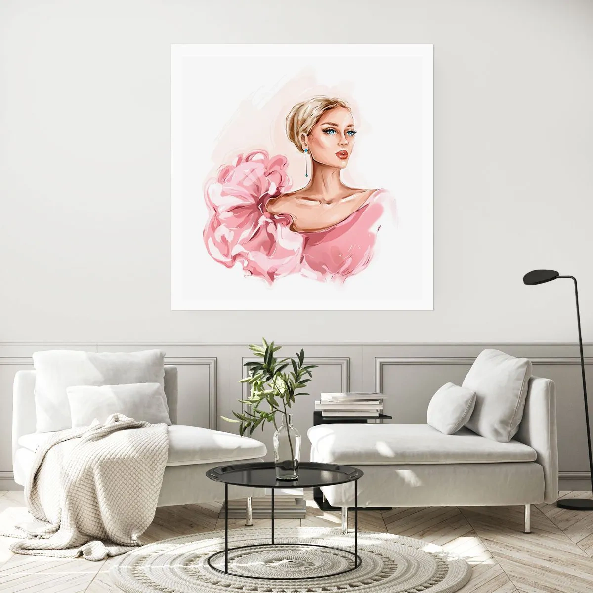 Plakát - Jako malovaná… - 40x40 cm