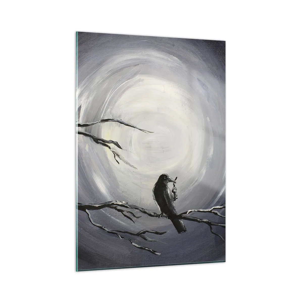 Obraz na skle - Klíč k tajemství noci - 50x70 cm