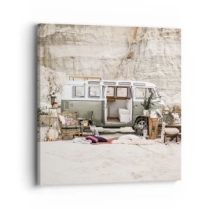 Obraz na plátně - Cesta právě začíná - 40x40 cm