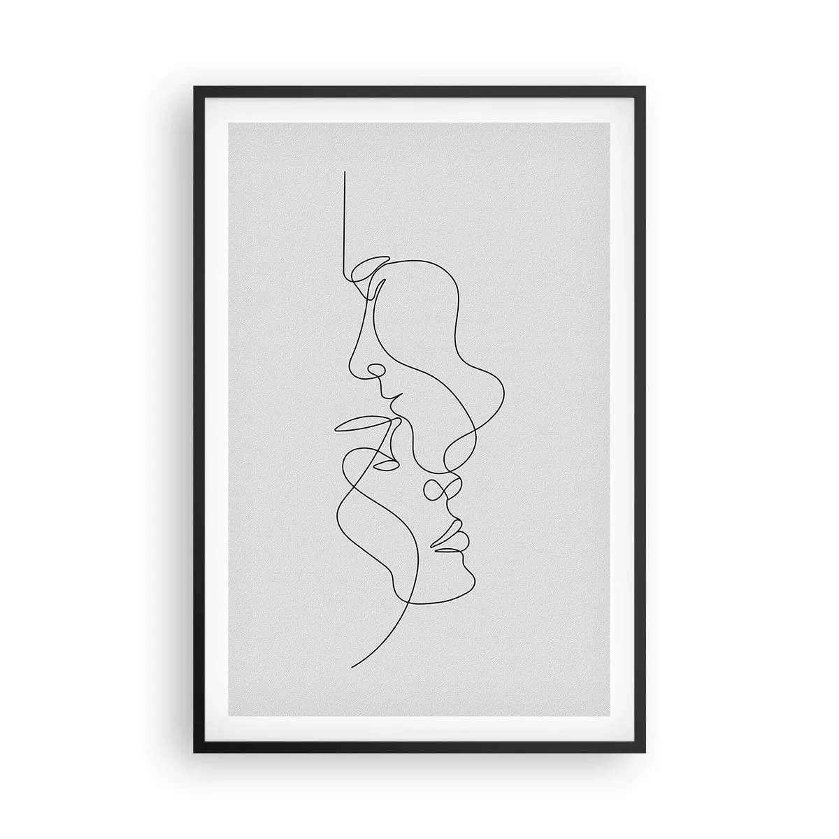 Plakát v černém rámu - Žár vášnivých tužeb - 61x91 cm