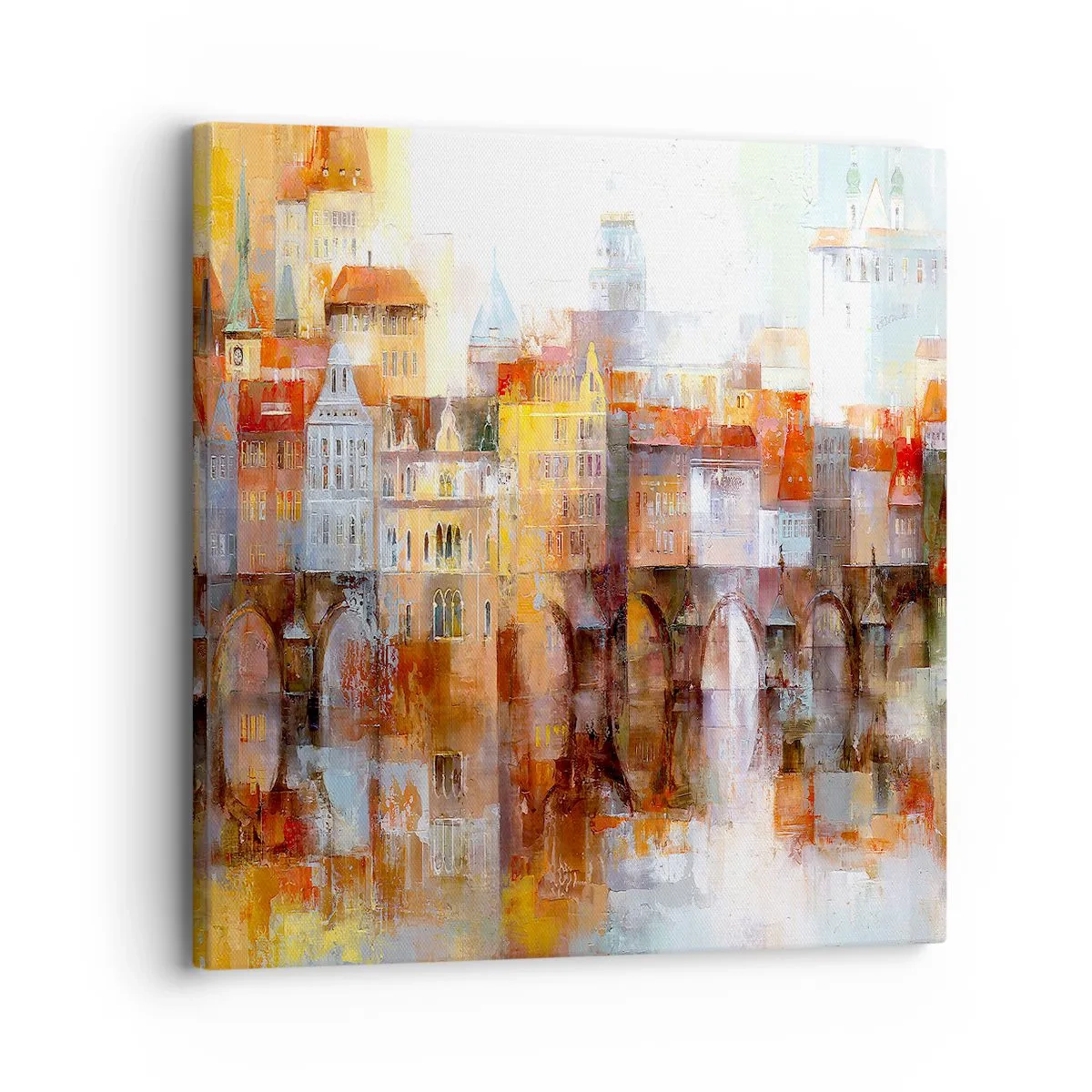 Obraz na plátně - Pod mostem je taky krásně - 30x30 cm
