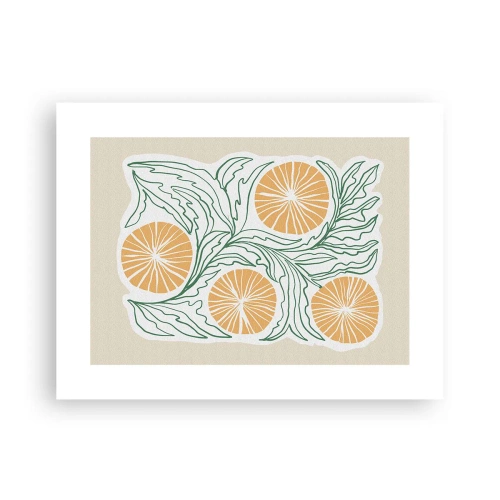 Plakát - Etnický s abstraktním nádechem - 40x30 cm