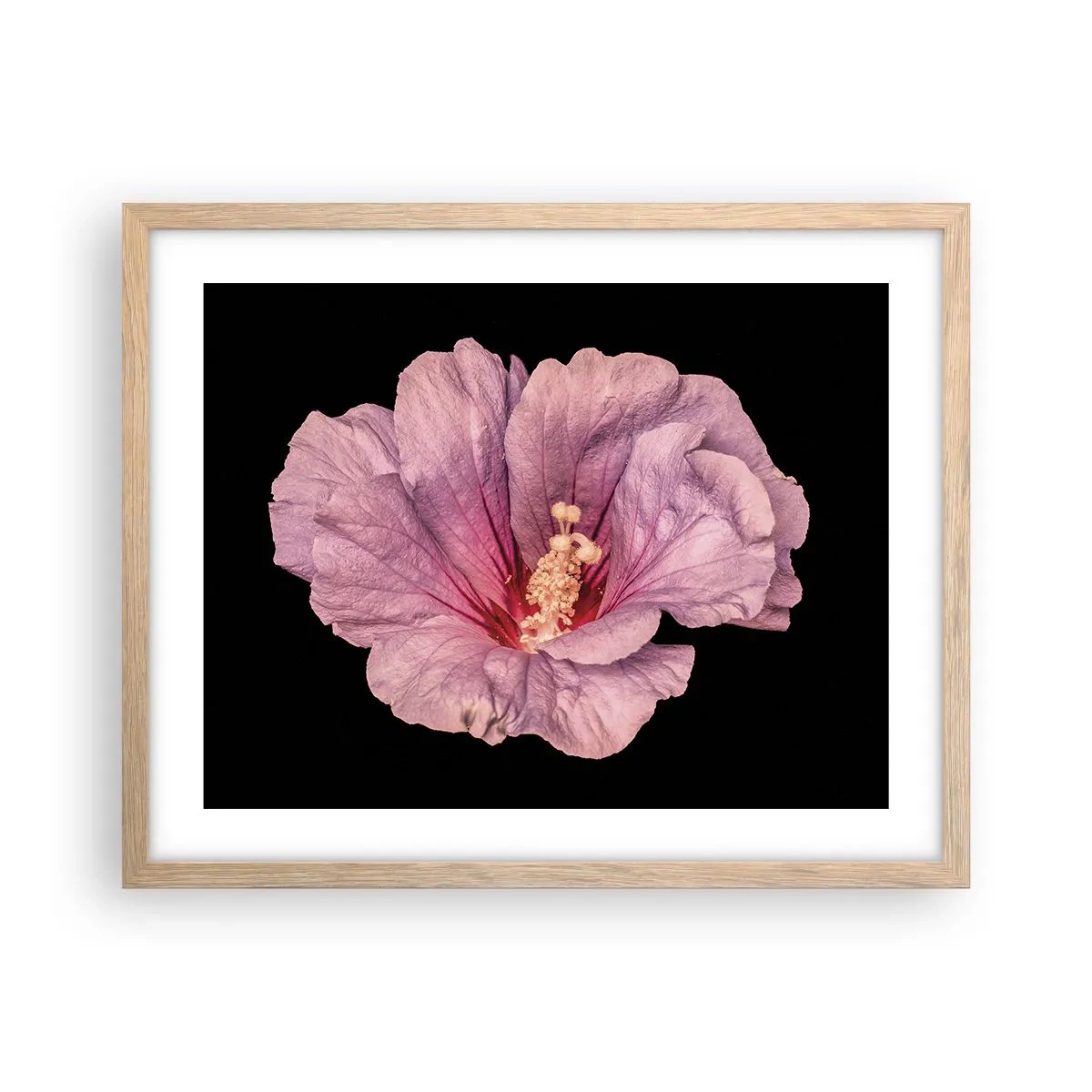 Plakát v rámu světlý dub - Přímo do srdce - 50x40 cm