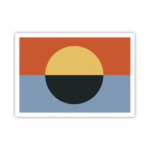 Plakát - Kompozice tepla a chladu - 100x70 cm