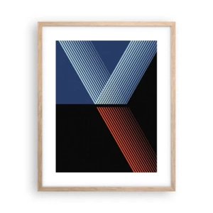 Plakát v rámu světlý dub - Jednoduchý příběh - 40x50 cm