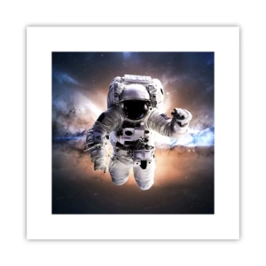 Plakát - Pozdravy z vesmíru - 30x30 cm