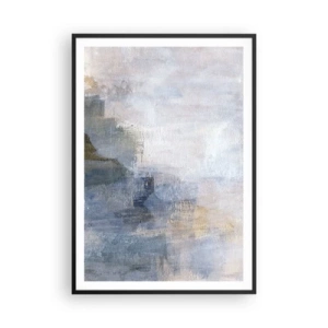 Plakát v černém rámu - Tóny a akordy barev - 70x100 cm