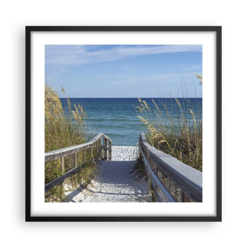 Plakát v černém rámu - Na slunci, ve větru - 50x50 cm