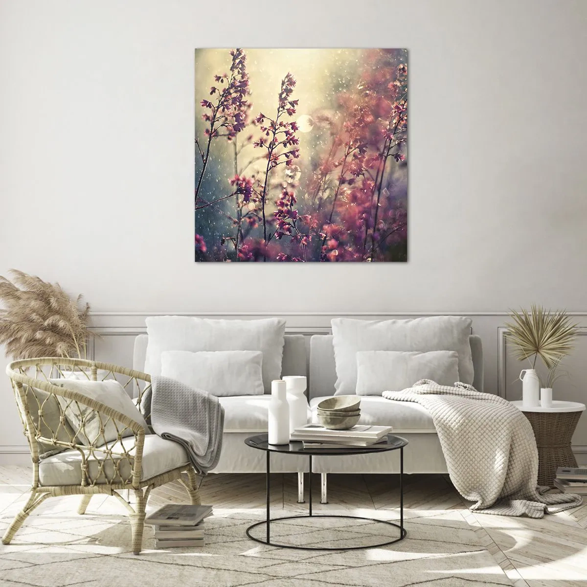 Obraz na skle - Tajná zahrada - 60x60 cm