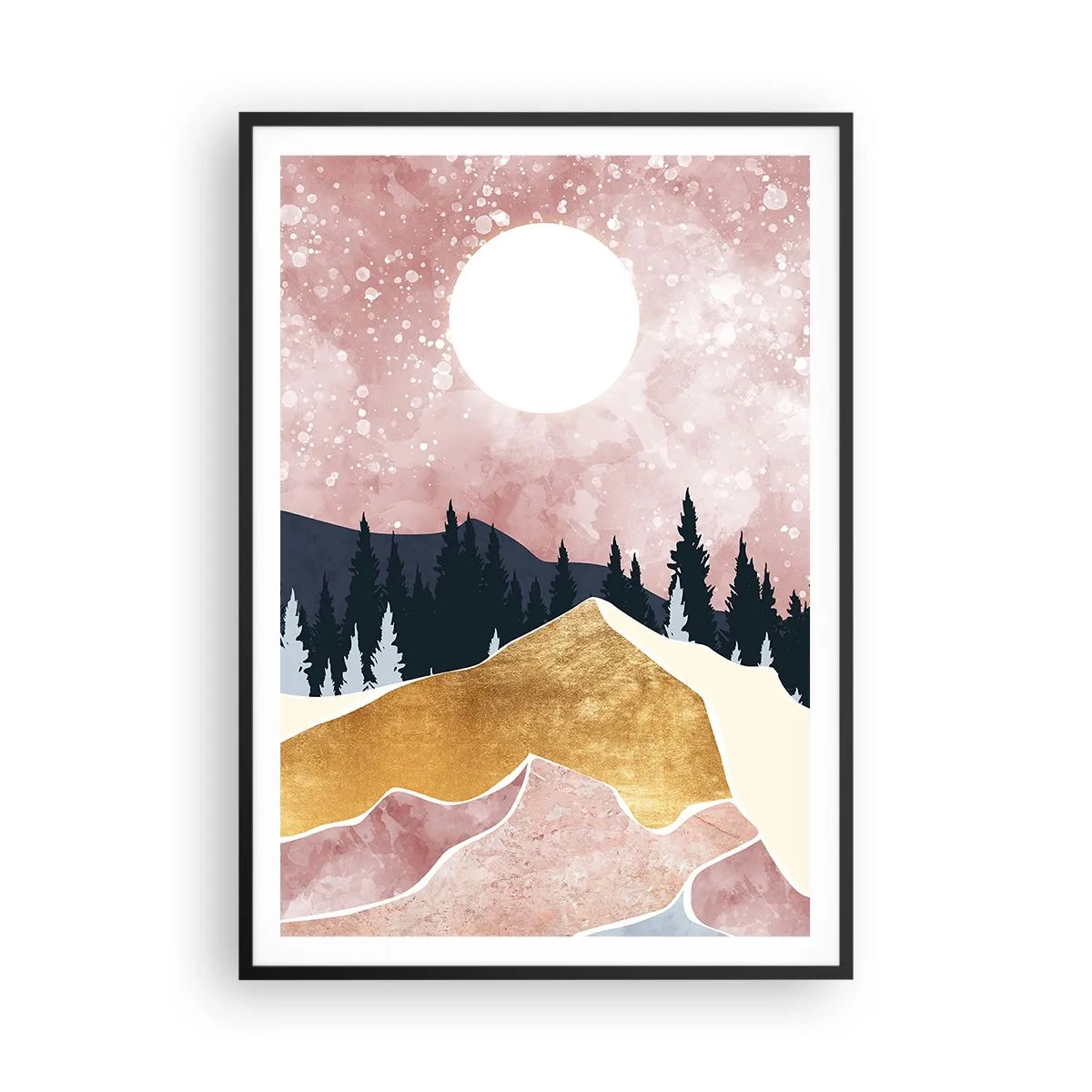 Plakát v černém rámu - Noční hlídka - 70x100 cm