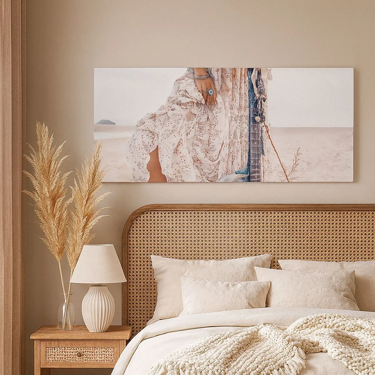 Obraz na plátně - Květinové děti na cestě - 100x40 cm