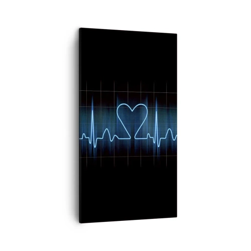 Obraz na plátně - V rytmu srdce - 45x80 cm