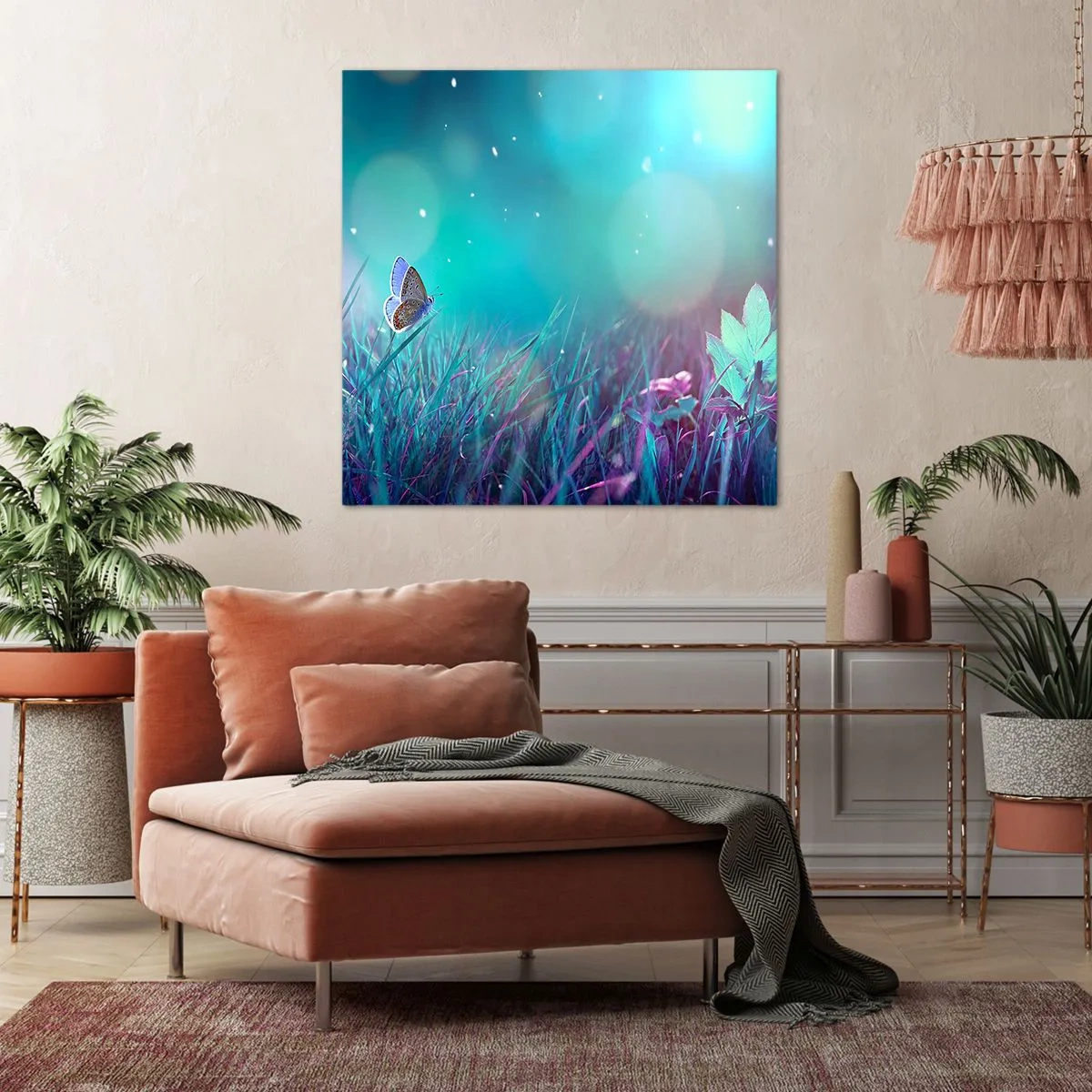 Obraz na plátně - Tajemný život louky - 50x50 cm