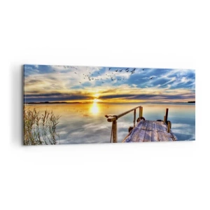 Obraz na plátně - Vítr jde odpočívat - 100x40 cm