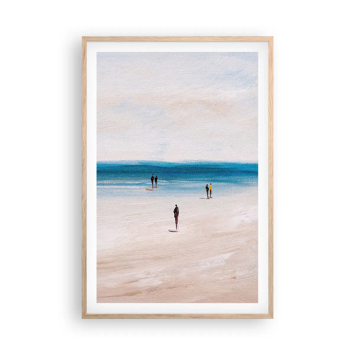 Plakát v rámu světlý dub - Přirozená potřeba - 61x91 cm