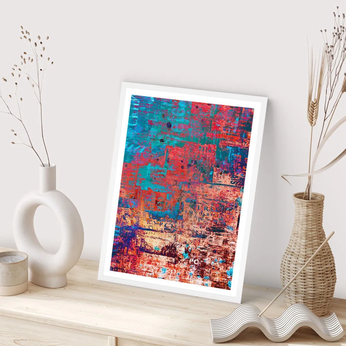 Plakát v bílém rámu - Paměť a zapomnění - 40x50 cm