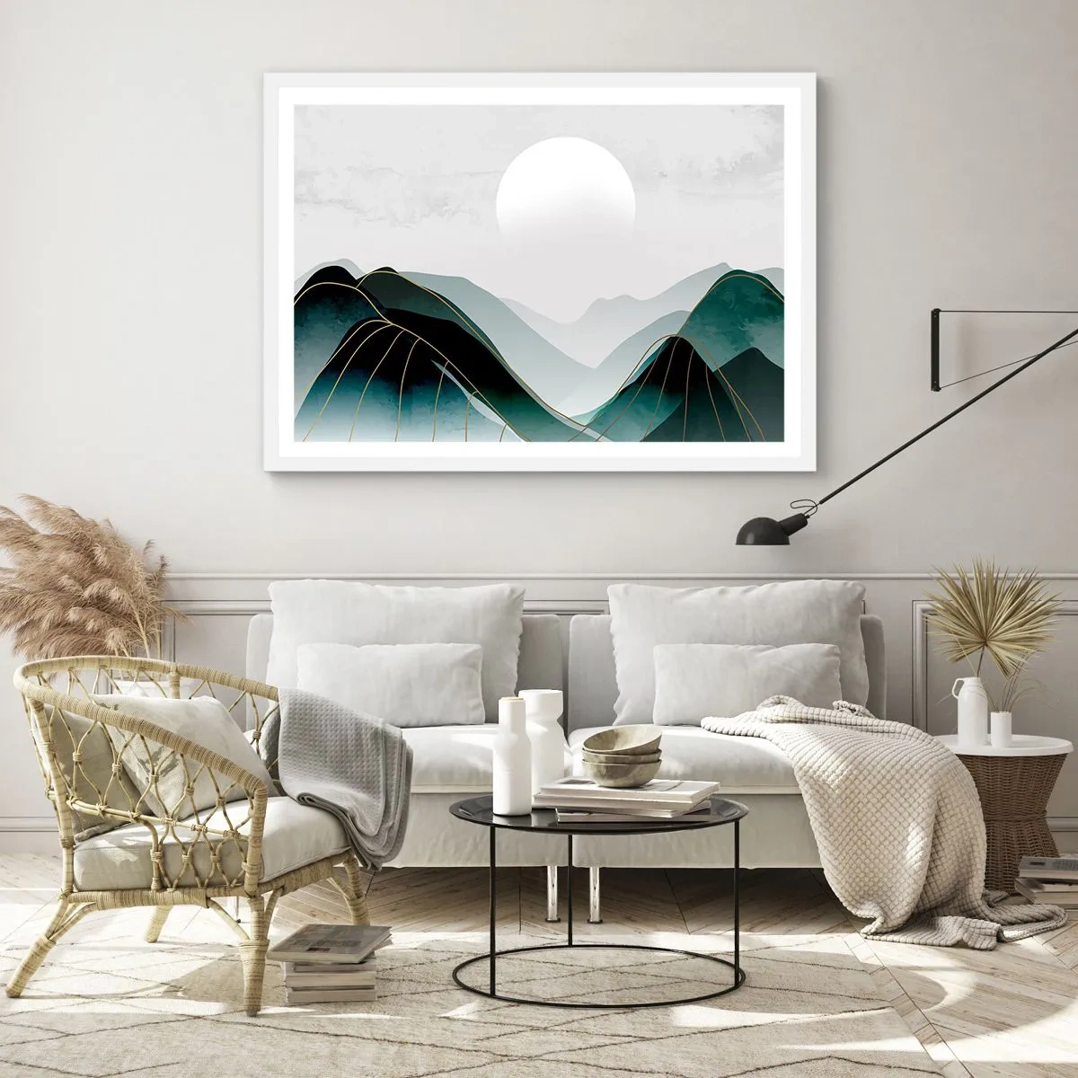 Plakát v bílém rámu - V plném majestátu - 40x30 cm