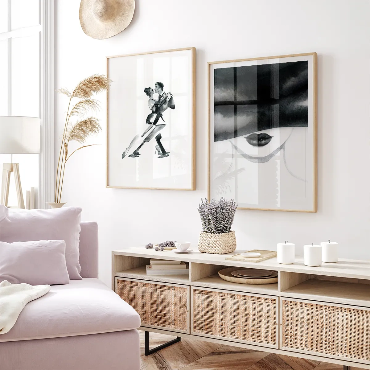 Black and white no. 3 - Inspirace do obýváku