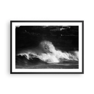 Plakát v černém rámu - Výzva přijata! - 70x50 cm