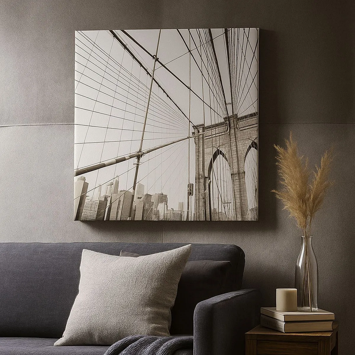 Obraz na plátně - Newyorská katedrála - 30x30 cm