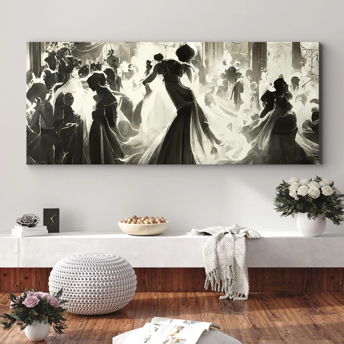 Obraz na plátně - Velká maškaráda - 100x40 cm