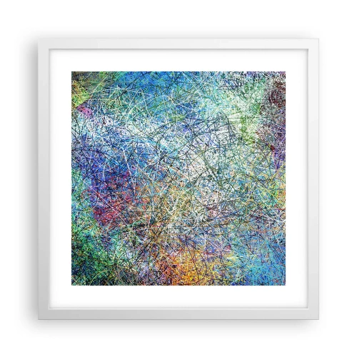 Plakát v bílém rámu - To není tak jednoduché - 40x40 cm