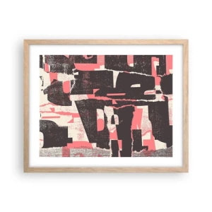 Plakát v rámu světlý dub - Celý tento shon - 50x40 cm