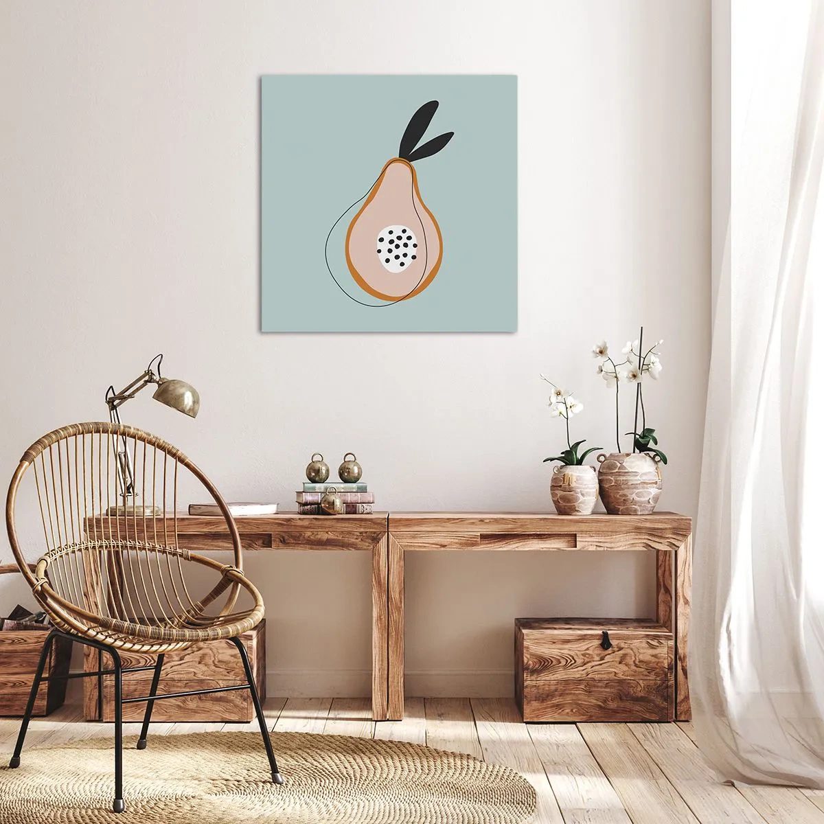 Obraz na plátně - Pronikání do podstaty věcí - 70x70 cm