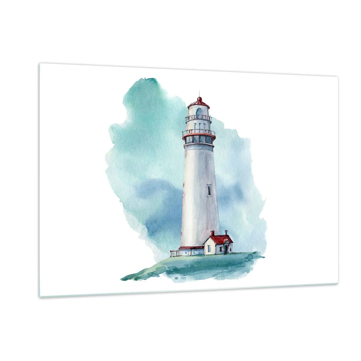 Obraz na skle - Něžná sestra blankytu - 120x80 cm