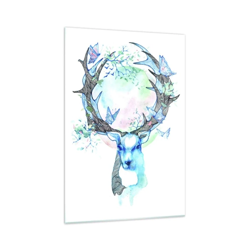 Obraz na skle - Síla a jemnost přírody - 70x100 cm