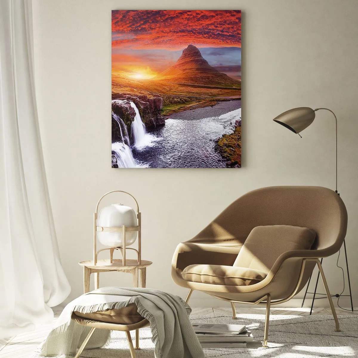 Obraz na skle - Pohled na Středozem - 50x70 cm