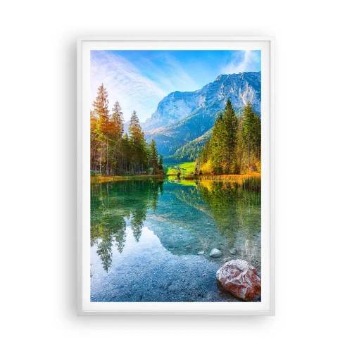 Plakát v bílém rámu - Něžnost podzimu - 70x100 cm