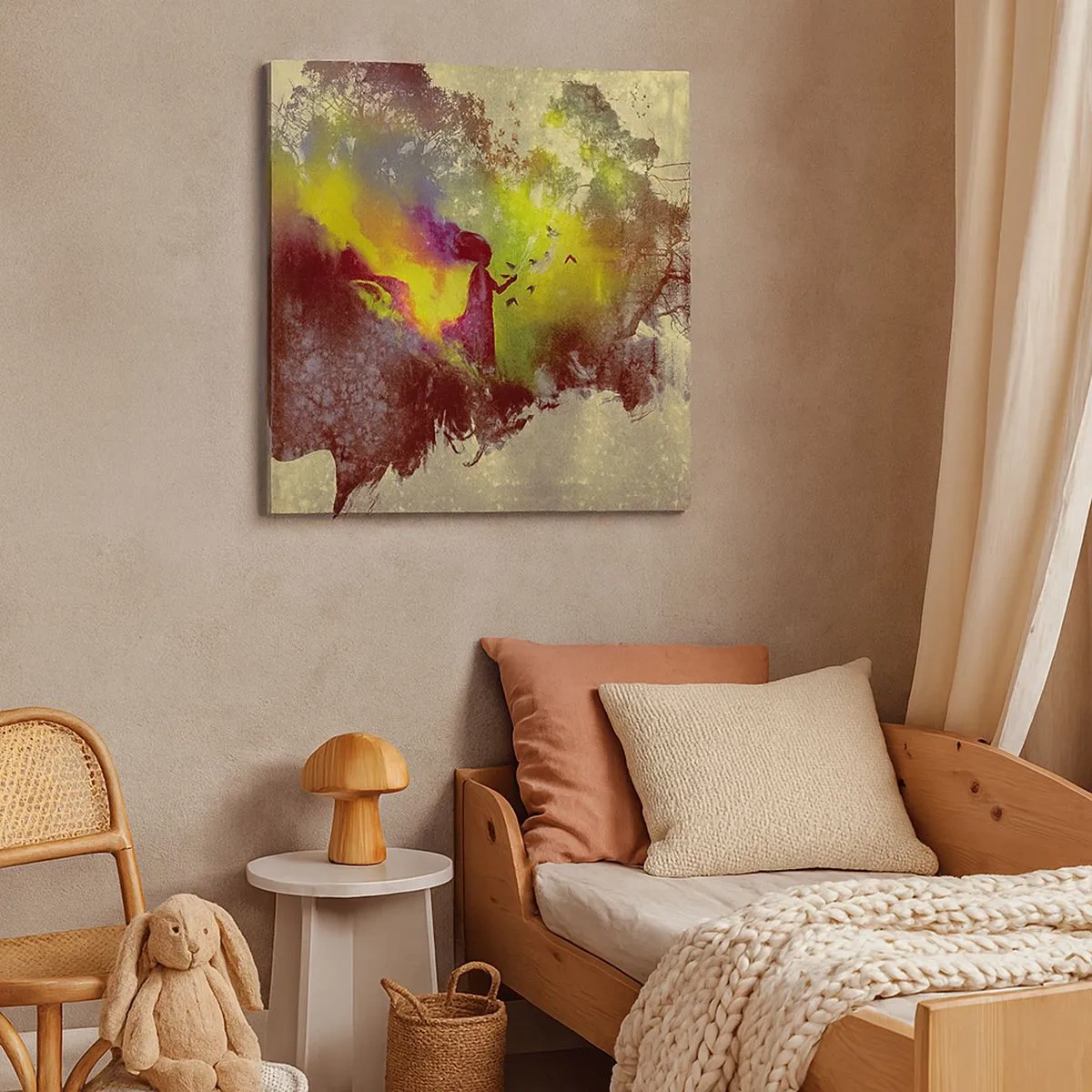 Obraz na plátně - Matka příroda - 30x30 cm