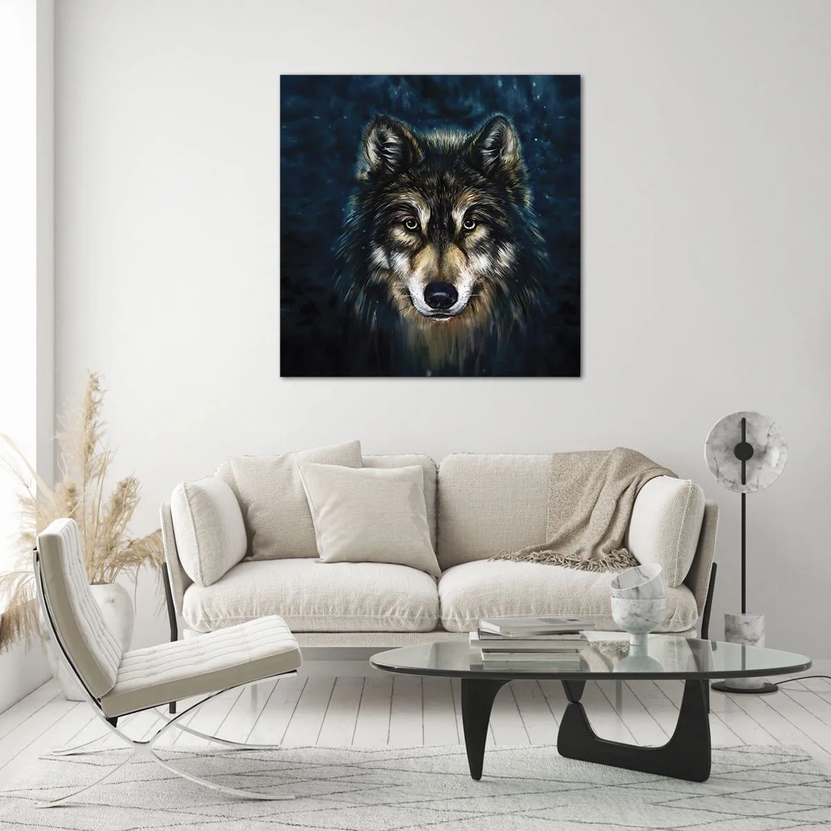 Obraz na skle - Alfa? A omega - 40x40 cm