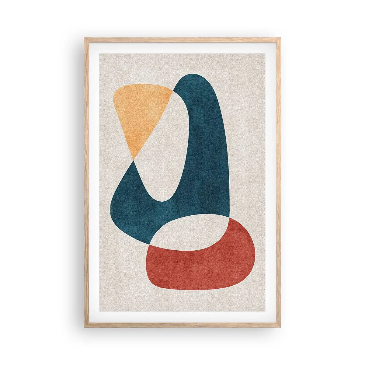 Plakát v rámu světlý dub - Vlivy a metamorfózy - 61x91 cm