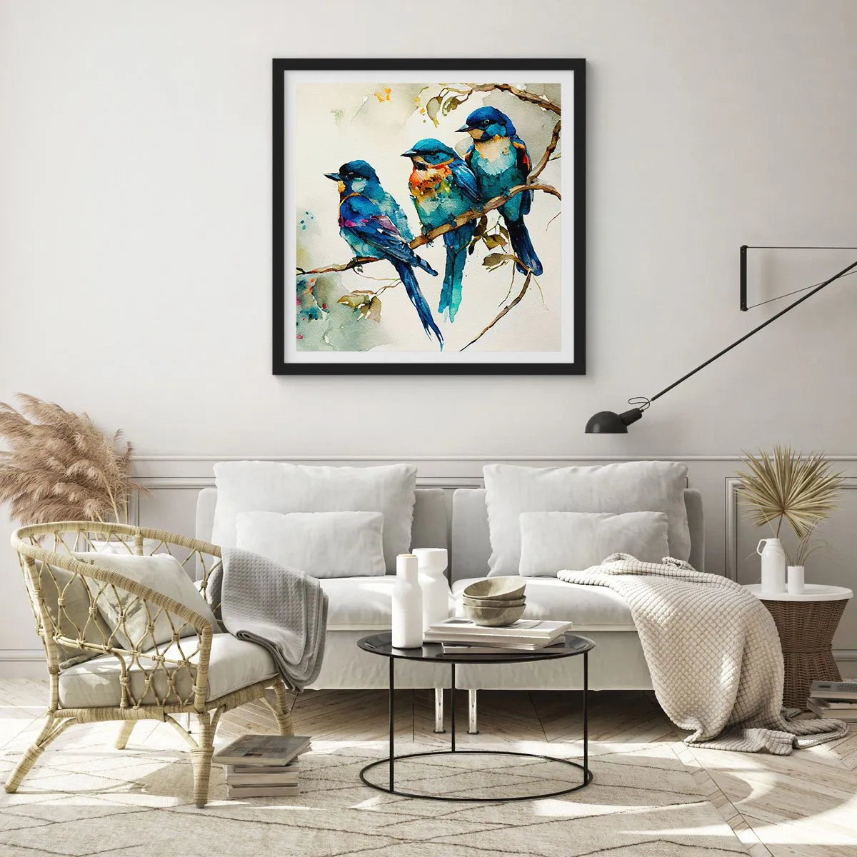 Plakát v černém rámu - Urazil se? - 60x60 cm