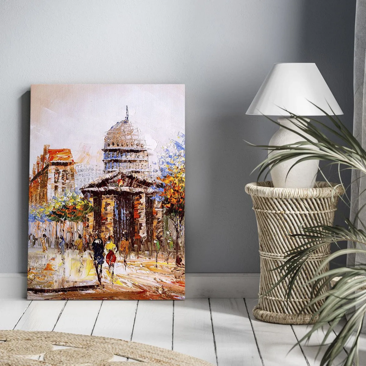 Obraz na plátně - Pařížská procházka - 50x70 cm